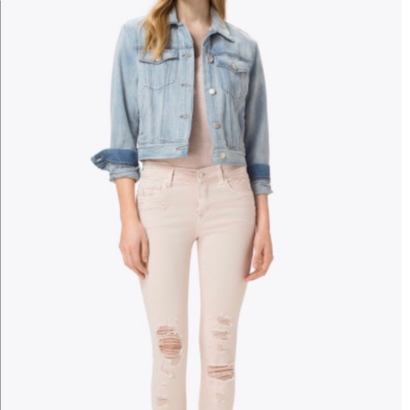 Pants - J Brand Jeans Mid-Rise Capri in Debutante